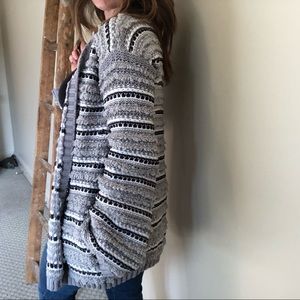 Chaser/ fringe cardigan